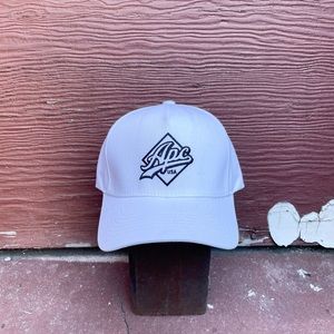 A.P.C. USA White Logo Dad Hat